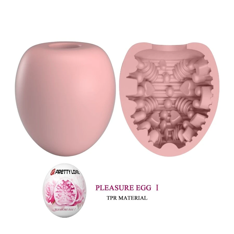 PRETTY LOVE - MASTURBATORE MASCHILE UOVO ROSA
